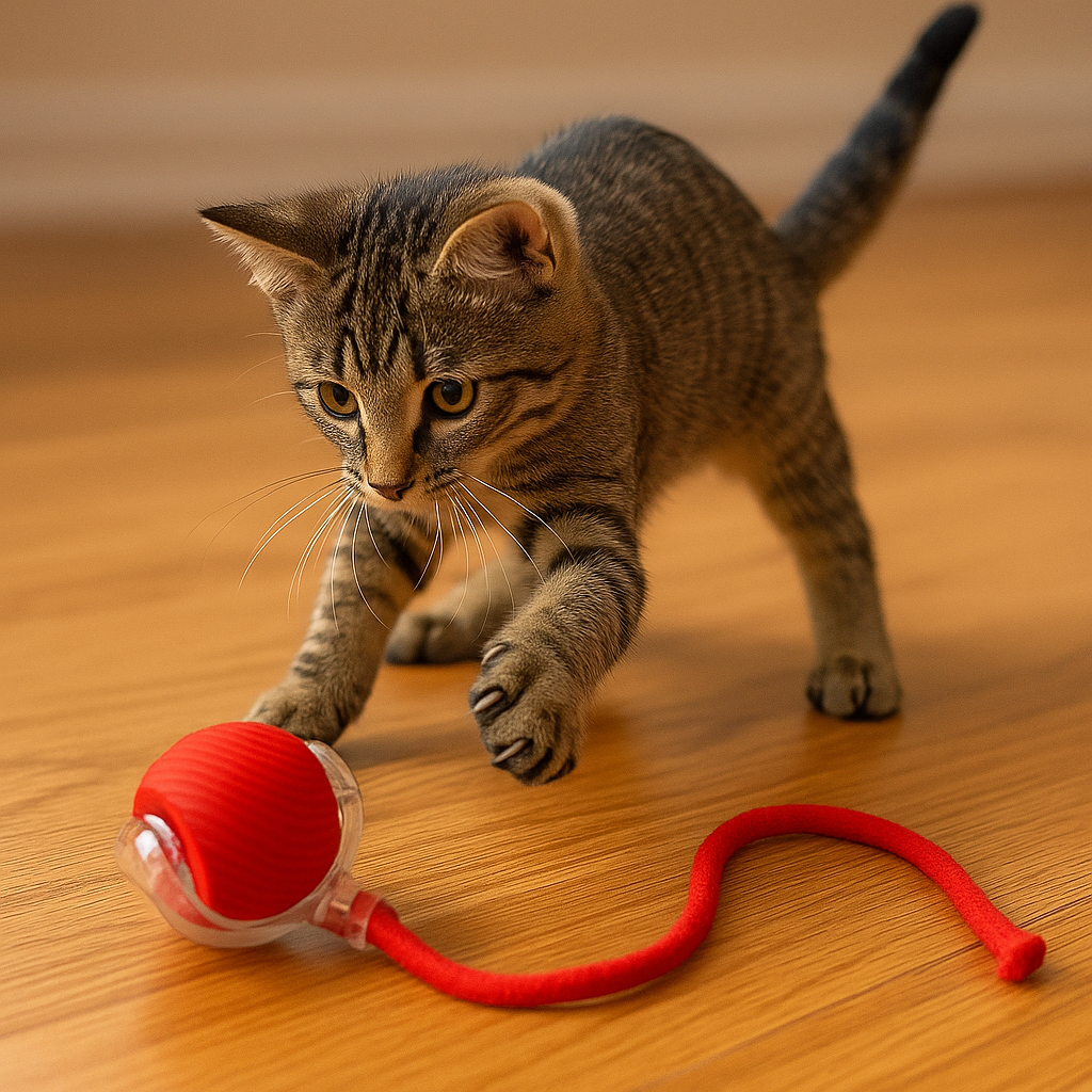 PurePet™ Turbo Tails Interactive Cat Ball