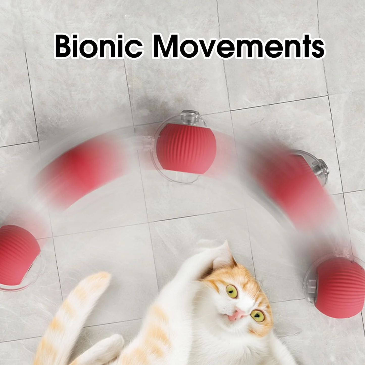 PurePet™ Turbo Tails Interactive Cat Ball