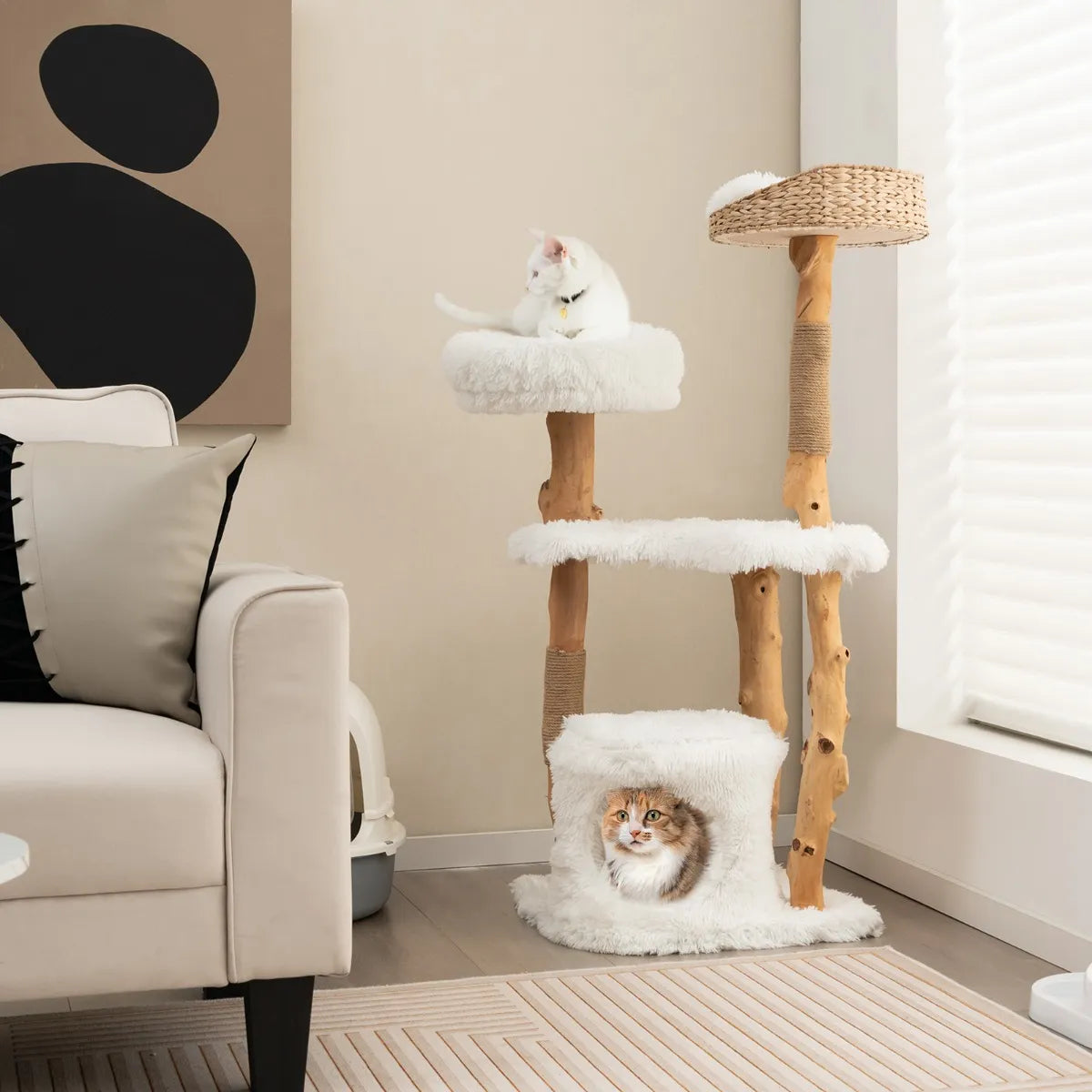 PurePet™ Kimberley Solid Wood Premium Cat Tower