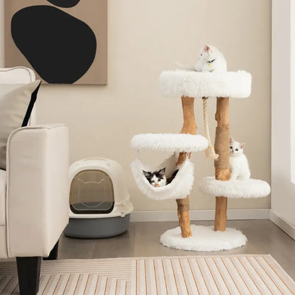 PurePet™ Banksia Solid Wood Premium Cat Tower