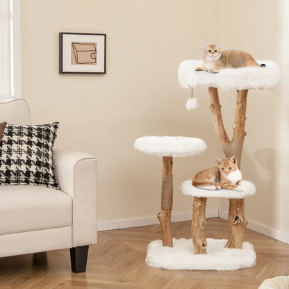 PurePet™ Kakadu Solid Wood Premium Cat Tower