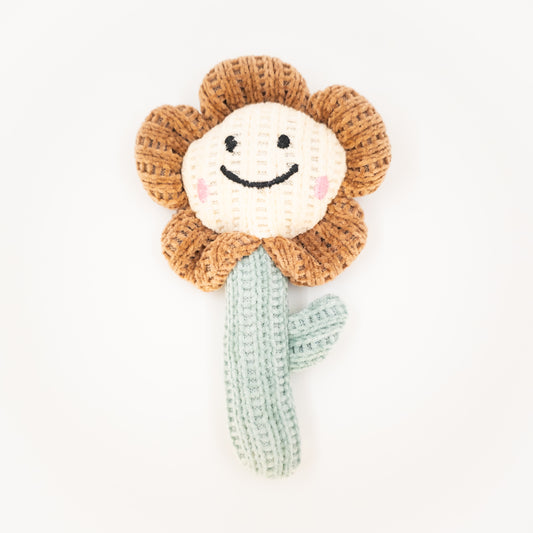 Classic Knit Catnip Flower Toy