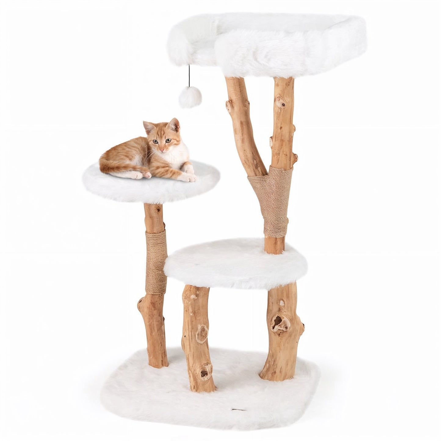 PurePet™ Kakadu Solid Wood Premium Cat Tower